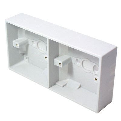 surface mount metal back box|plastic pattress box.